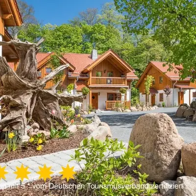 Luxus Ferienhäuser Chalets zum Ilsetal mit Kamin & Sauna in Ilsenburg im Harz