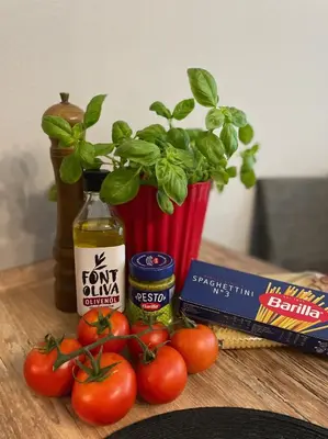 Essen in der Ferienwohnung oder in der Nähe