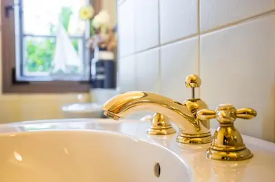 Ein Badezimmer in der Unterkunft Prinzessinnenturm