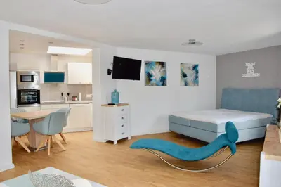 Küche/Küchenzeile in der Unterkunft Apartment der Entspannung