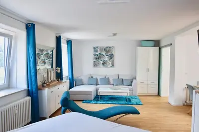 Ein Bett oder Betten in einem Zimmer der Unterkunft Apartment der Entspannung