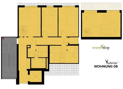 Grundriss der Unterkunft StrandBerg's Auberge Chalet Residences