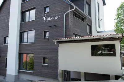 Das Gebäude in dem sich die Ferienwohnung befindet