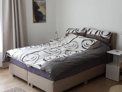 Ein Bett oder Betten in einem Zimmer der Unterkunft Hexen-Suite