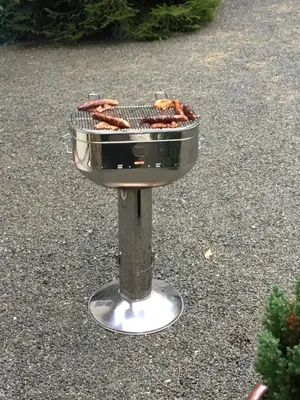 Ein für Gäste verfügbarer Grill im Ferienhaus