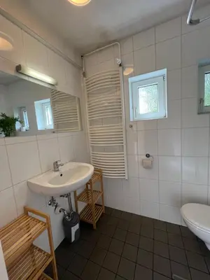 Ein Badezimmer in der Unterkunft Platell Ferienhausverwaltung Sankt Andreasberg