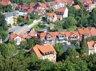 Die Umgebung um die Pension