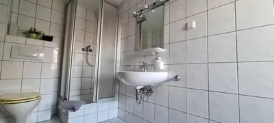 Ein Badezimmer in der Unterkunft Harz Hostel