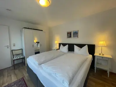 Ein Bett oder Betten in einem Zimmer der Unterkunft Apartment mit Terrasse No1