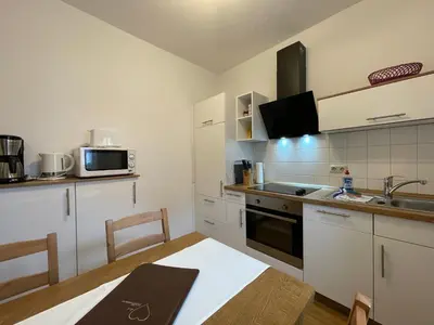 Küche/Küchenzeile in der Unterkunft Apartment mit Terrasse No3