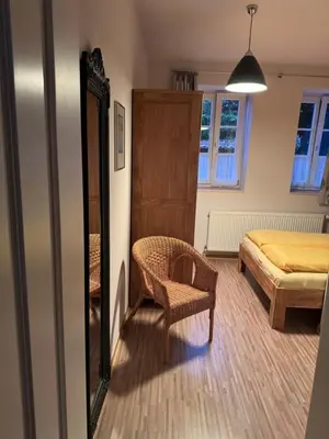 Ein Bett oder Betten in einem Zimmer der Unterkunft Goselager