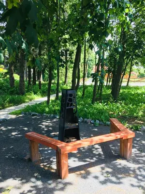 Ein Garten an der Unterkunft Ferienwohnung Harzblick 2