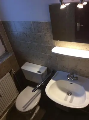 Ein Badezimmer in der Unterkunft Ferienwohnung Harzblick 2