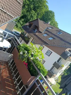 Das Gebäude in dem sich die Ferienwohnung befindet