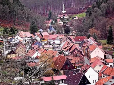 Naturlandschaft in der Nähe des Ferienhauses