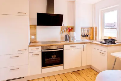Küche/Küchenzeile in der Unterkunft Ferienwohnung Bad Sachsa Harz