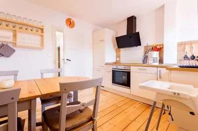 Küche/Küchenzeile in der Unterkunft Ferienwohnung Bad Sachsa Harz
