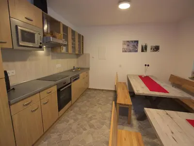 Küche/Küchenzeile in der Unterkunft Apartments in Wieda