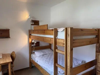 Ein Bett oder Betten in einem Zimmer der Unterkunft Wohnung in Hahnenklee nahe Stabkirche