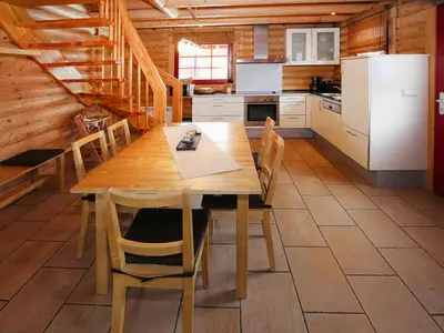 Küche/Küchenzeile in der Unterkunft Blockhaus, Schierke