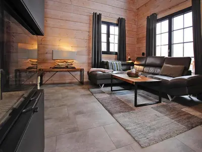 Ein Sitzbereich in der Unterkunft Ferienhaus, Schierke