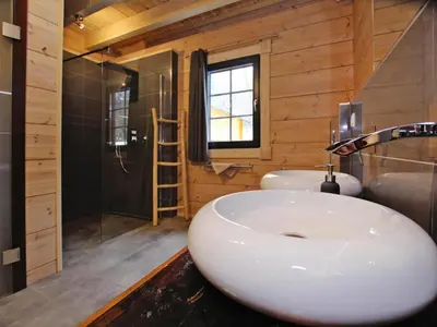 Ein Badezimmer in der Unterkunft Ferienhaus, Schierke