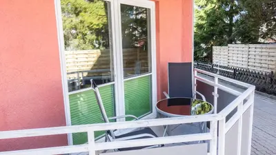 Ein Balkon oder eine Terrasse in der Unterkunft FeWo Reinhold Braunlage
