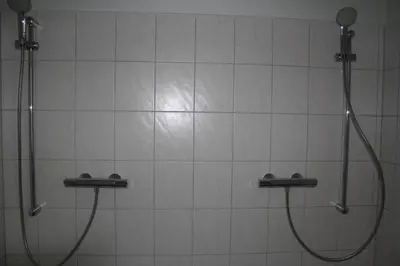 Ein Badezimmer in der Unterkunft Ferienhaus Brockenbahnblick