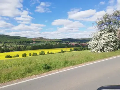 Naturlandschaft in der Nähe des Ferienhauses