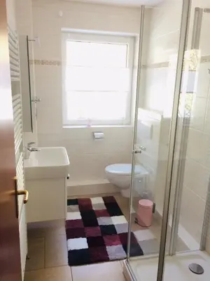 Ein Badezimmer in der Unterkunft Kleine Harzzeit