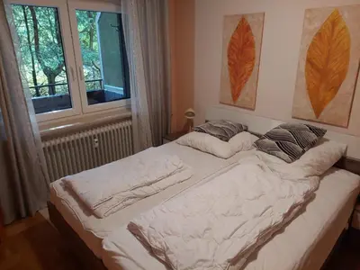 Ein Bett oder Betten in einem Zimmer der Unterkunft Fewo BiBi