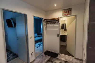 Ein Badezimmer in der Unterkunft Ferienwohnung Brunnenbach II