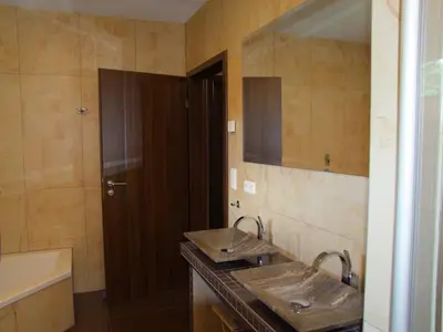 Ein Badezimmer in der Unterkunft Ferienhaus 