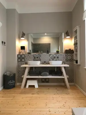 Grundriss der Unterkunft Villa Hanne mit Garten