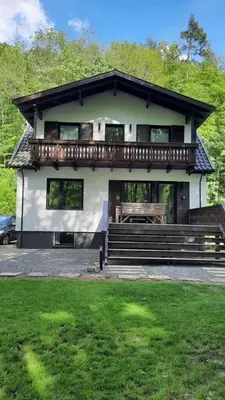 Ein Garten an der Unterkunft Ferienhaus Gretel in Zorge
