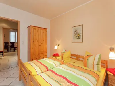 Ein Bett oder Betten in einem Zimmer der Unterkunft Ferienhaus mit Wellnessbereich in Elend