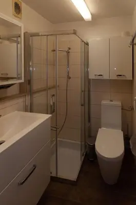 Ein Badezimmer in der Unterkunft Harznest