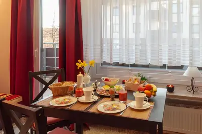 Essen in der Ferienwohnung oder in der Nähe
