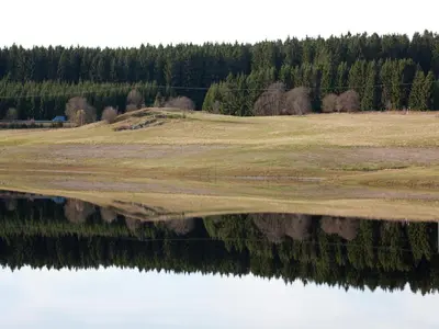 Naturlandschaft in der Nähe der Ferienwohnung