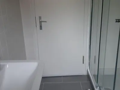 Ein Badezimmer in der Unterkunft Ferienhaus im Harz mit Wanderwegen