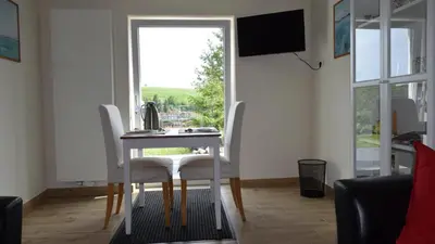 TV/Unterhaltungsangebot in der Unterkunft Glockenturmblick Finke