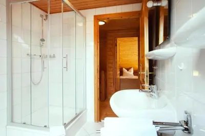 Ein Badezimmer in der Unterkunft Ferienhaus in Hasselfelde