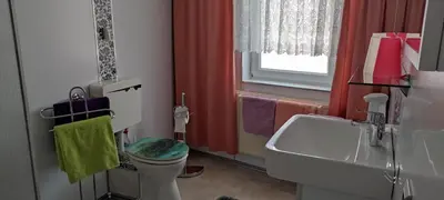 Ein Badezimmer in der Unterkunft Ferienwohnung Wicke