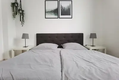 Ein Bett oder Betten in einem Zimmer der Unterkunft Ferienwohnung Harz Hexe Wernigerode