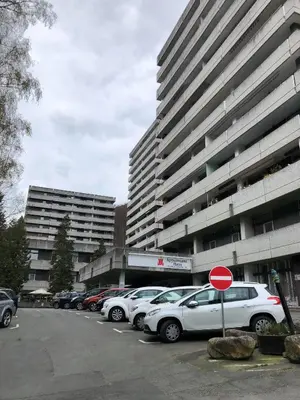 Das Gebäude in dem sich die Ferienwohnung befindet