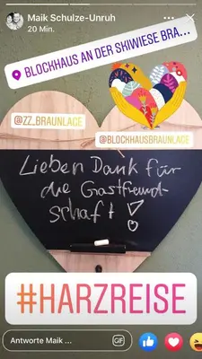 Ein Zertifikat, Auszeichnung, Logo oder anderes Dokument, das in der Unterkunft Ferienwohnung HarzReise ausgestellt ist