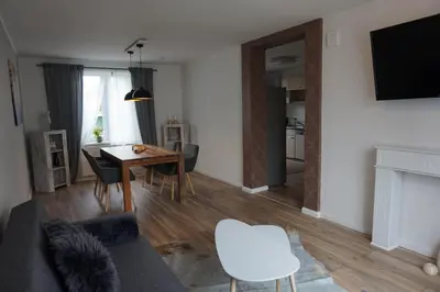 TV/Unterhaltungsangebot in der Unterkunft Ferienhaus Hundertmorgenfeld 33