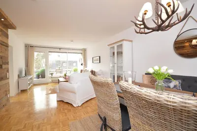 Ein Sitzbereich in der Unterkunft Harz-Liebe Penthouse