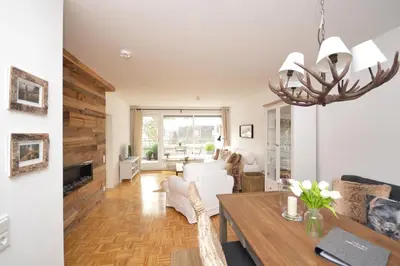 Ein Sitzbereich in der Unterkunft Harz-Liebe Penthouse