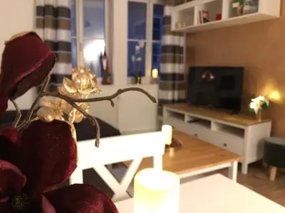 TV/Unterhaltungsangebot in der Unterkunft Ferienwohnung am Schlosspfad No. 2